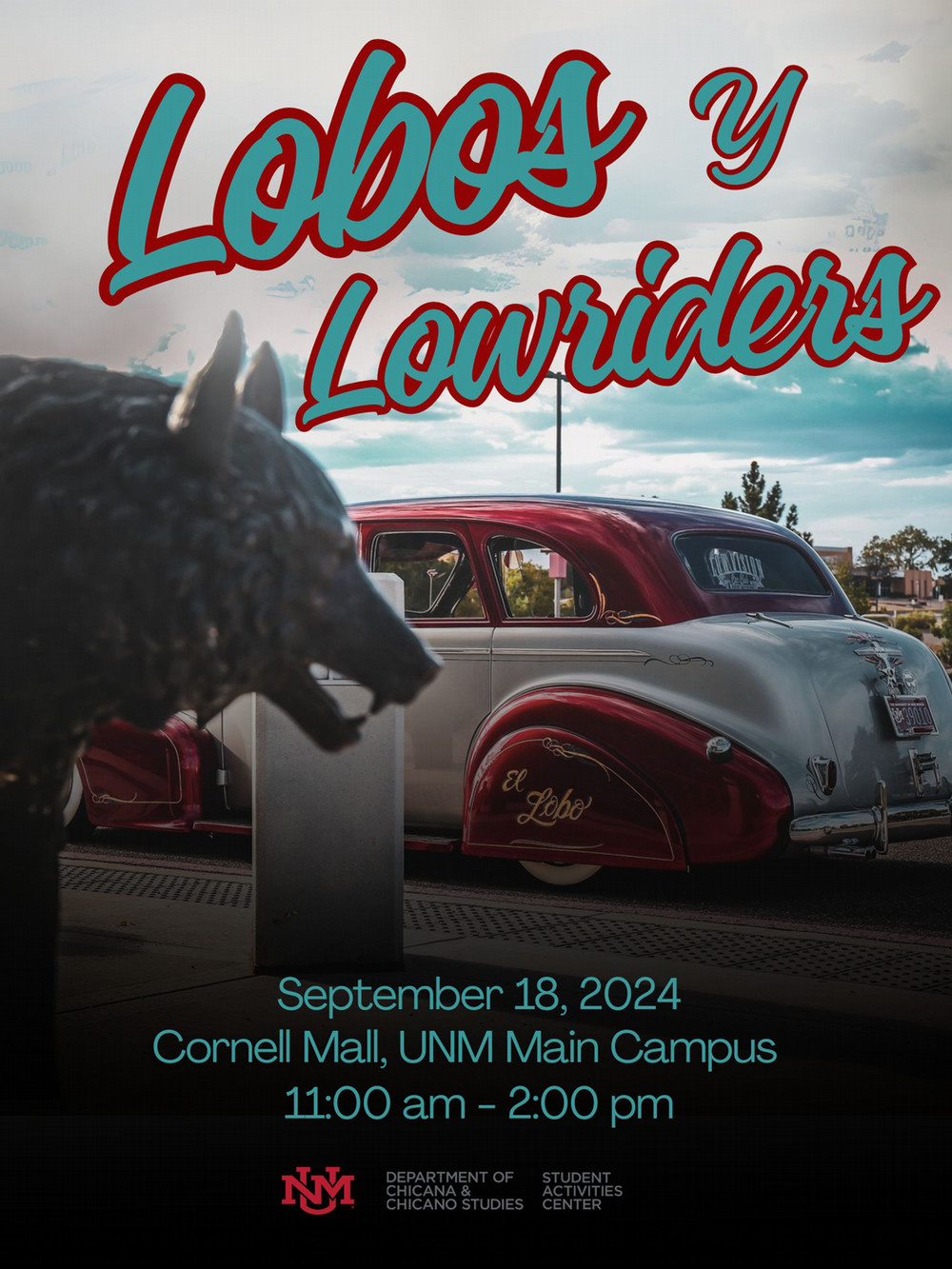 Lobos y Lowriders Flyer